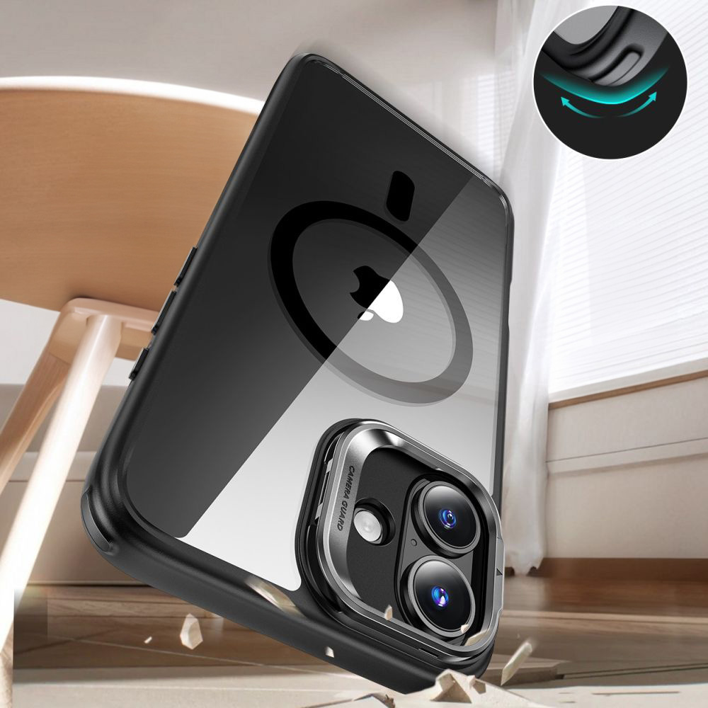 Etui ESR Classic Hybrid Kickstand HaloLock kompatybilne z technologią MagSafe + Szkło hartowane na ekran do Apple iPhone 16 Plus